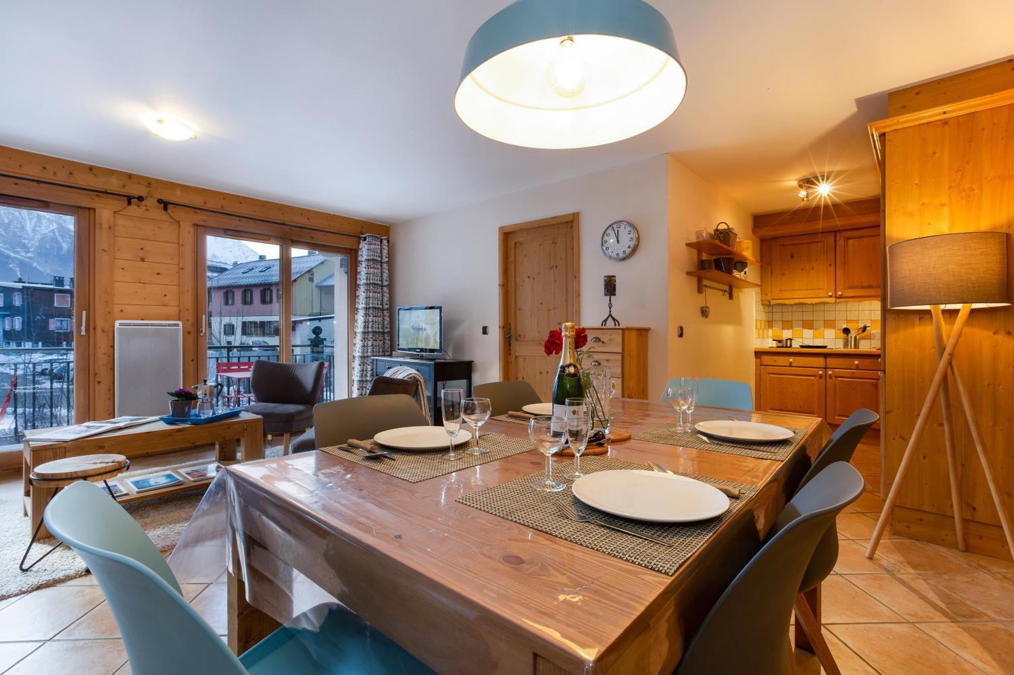 Appartement Belle Vue - Happy Rentals Chamonix Bagian luar foto