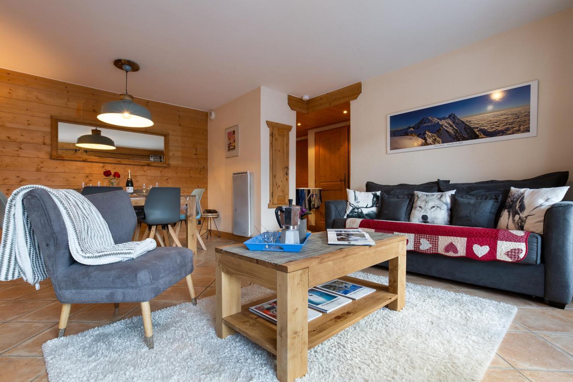 Appartement Belle Vue - Happy Rentals Chamonix Bagian luar foto