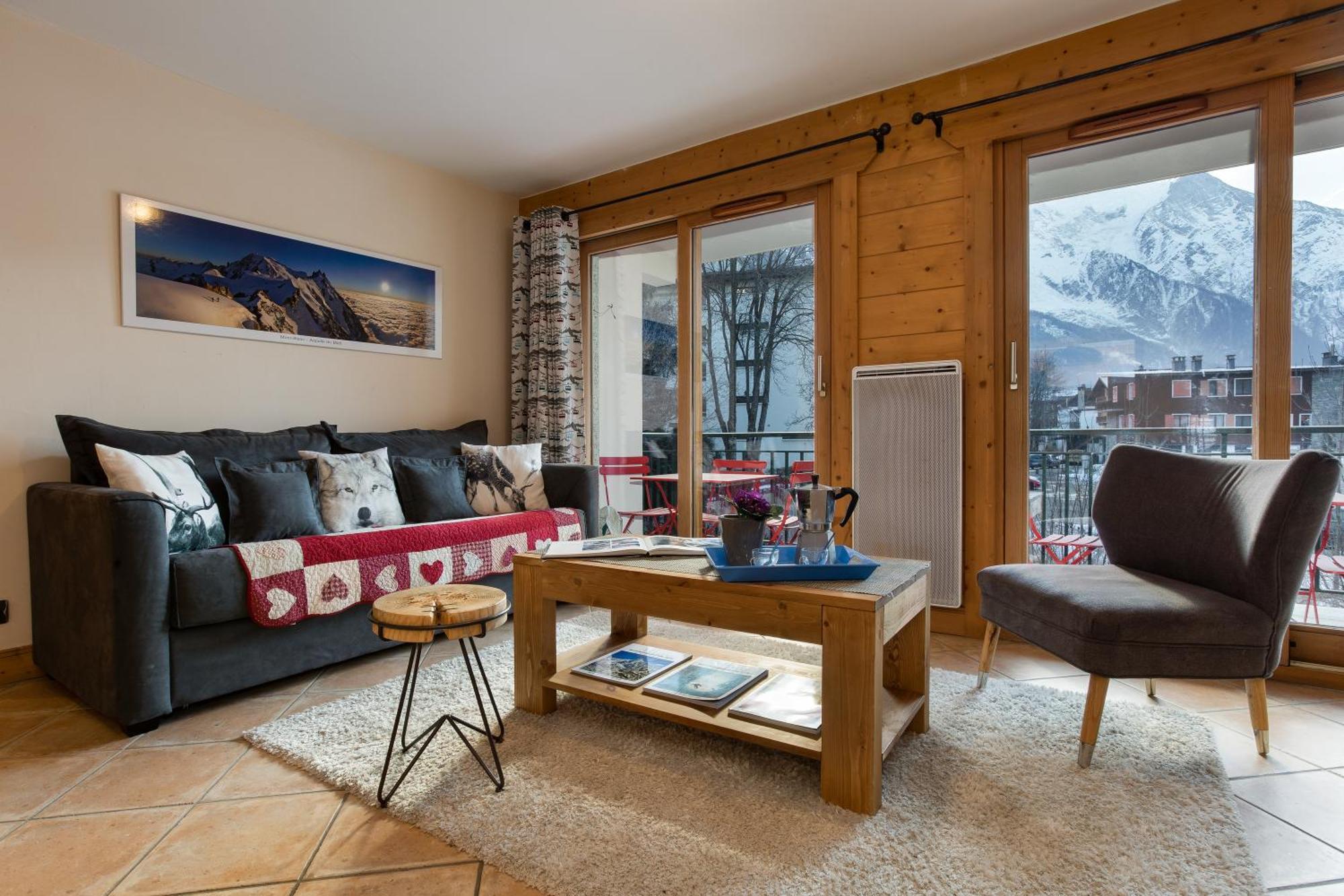 Appartement Belle Vue - Happy Rentals Chamonix Bagian luar foto