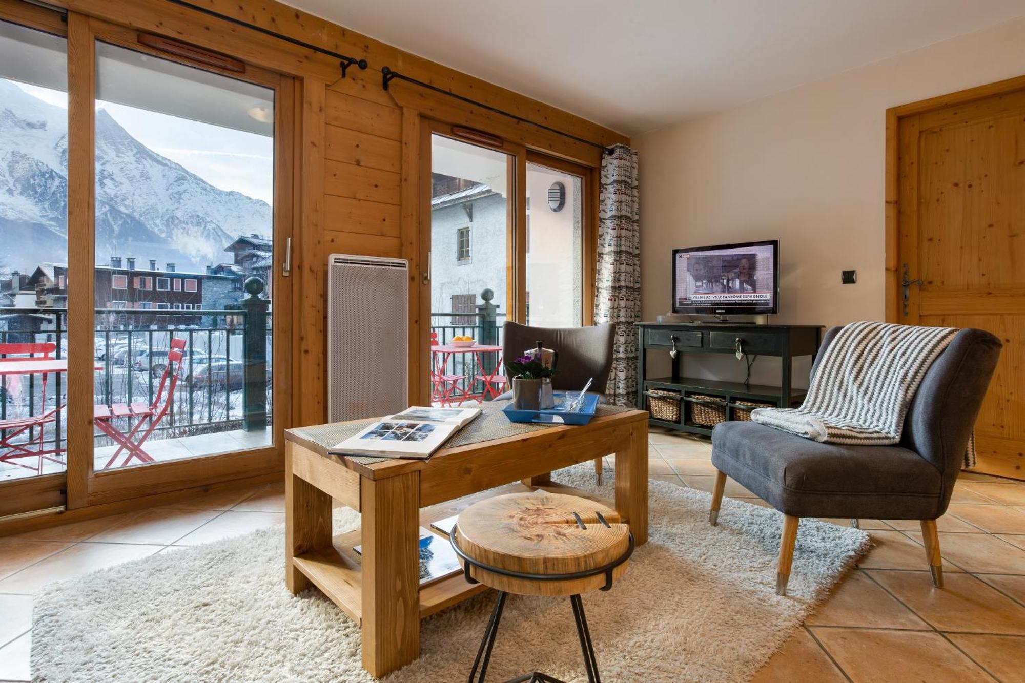 Appartement Belle Vue - Happy Rentals Chamonix Bagian luar foto