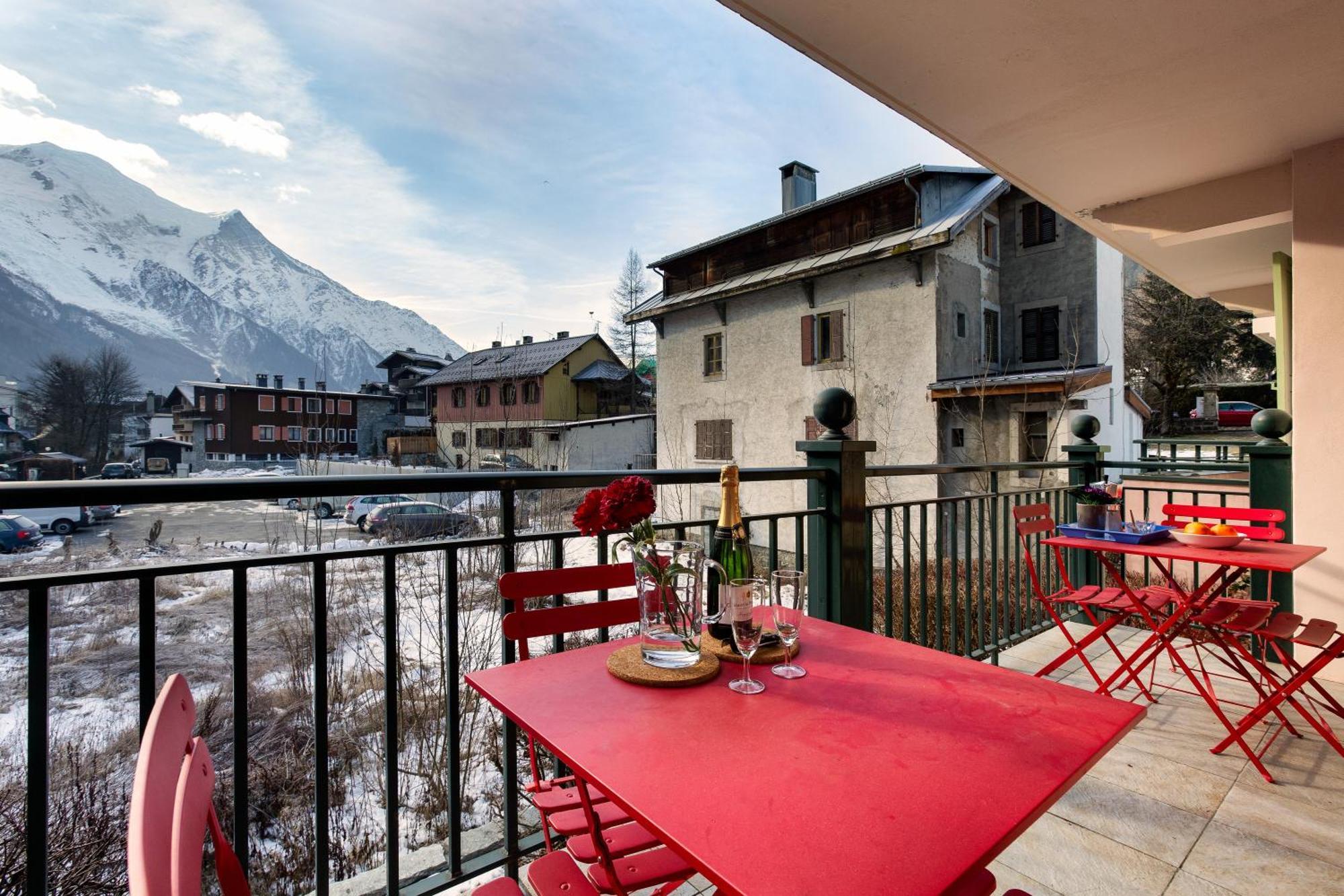 Appartement Belle Vue - Happy Rentals Chamonix Bagian luar foto