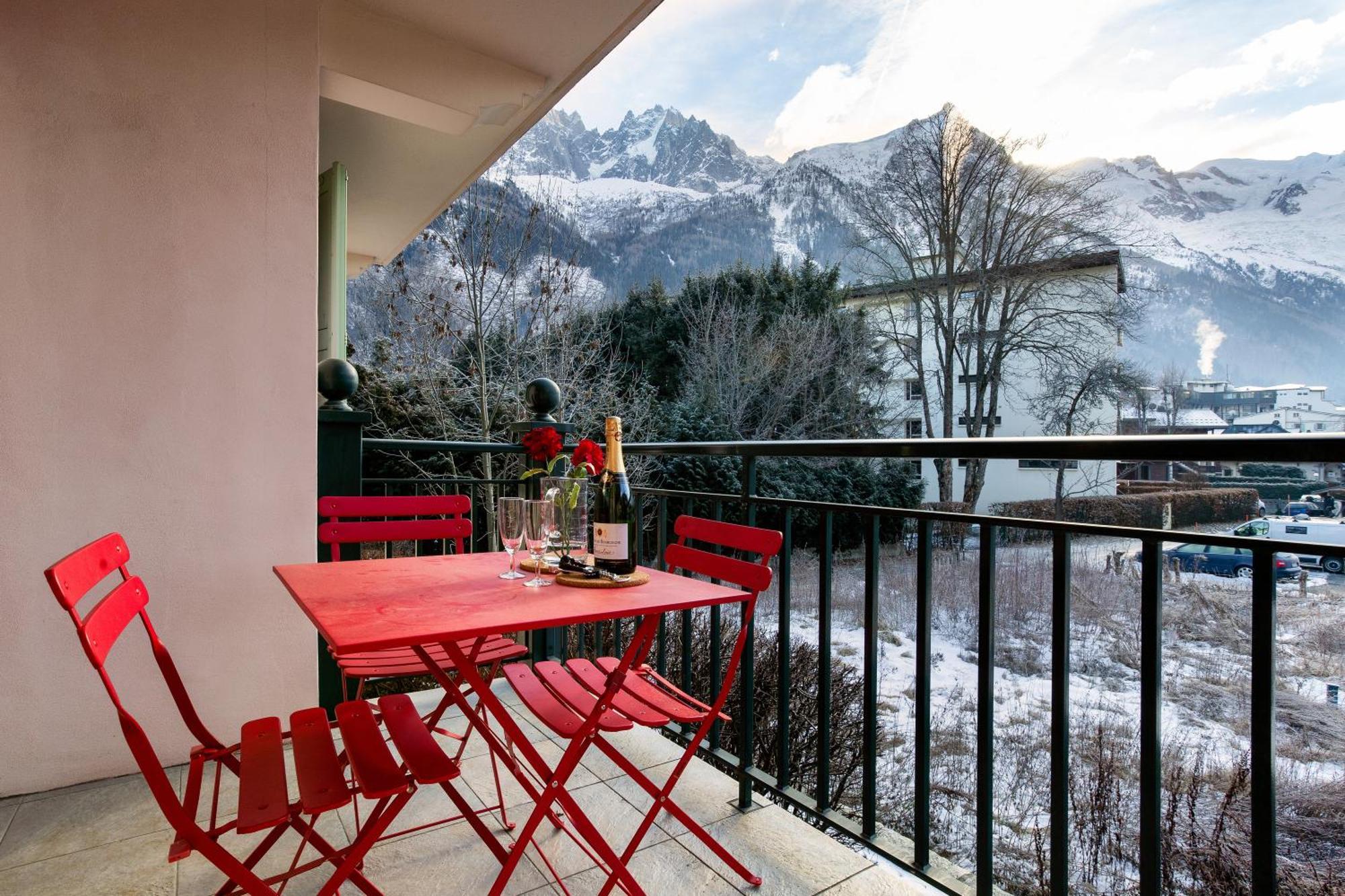 Appartement Belle Vue - Happy Rentals Chamonix Bagian luar foto