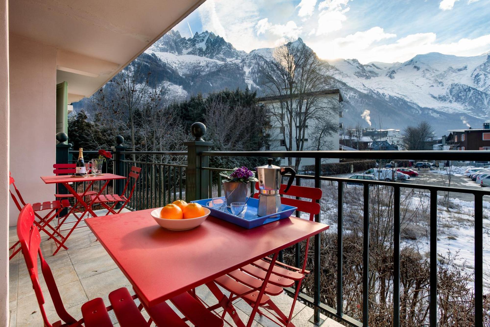 Appartement Belle Vue - Happy Rentals Chamonix Bagian luar foto